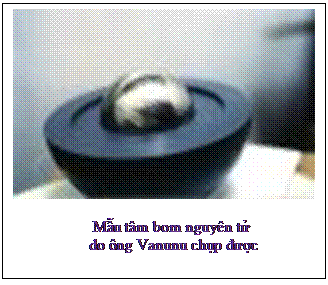 Text Box:  
                 Mẫu tâm bom nguyên tử 
                   do ông Vanunu chụp được
